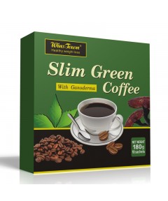 Schlank Grüner Kaffee mit Ganoderma, Kaffee zum Abnehmen,180g 